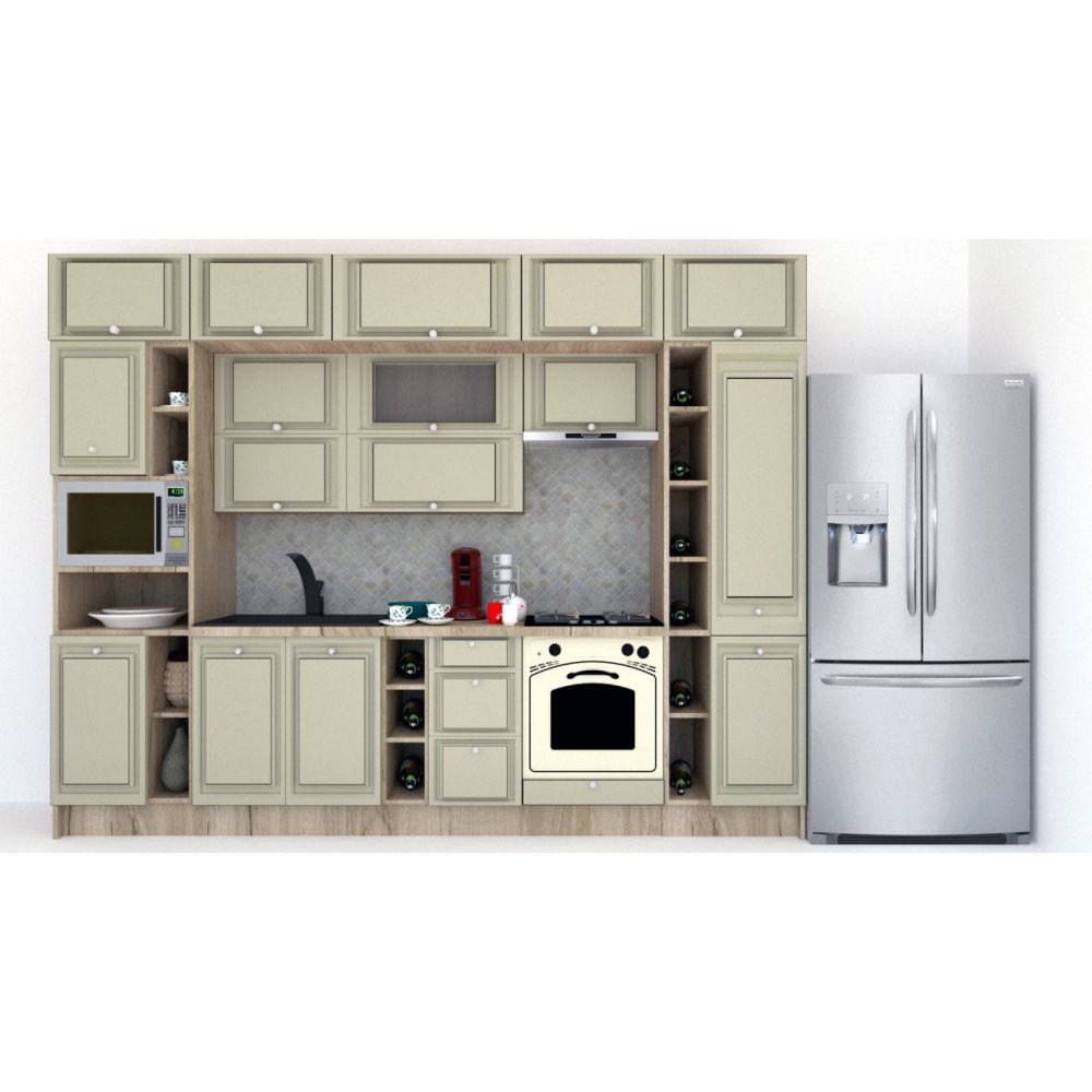 Bucatarie LEEA BEAUTY NEW 320 FRONT MDF REGULARNY K002 / decor 161