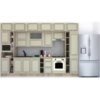 Bucatarie LEEA BEAUTY NEW 360 FRONT MDF CANYON K002 / decor 161