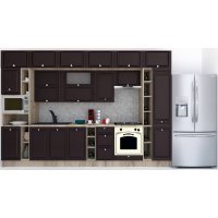 Bucatarie LEEA BEAUTY NEW 360 FRONT MDF CANYON K002 / decor 176