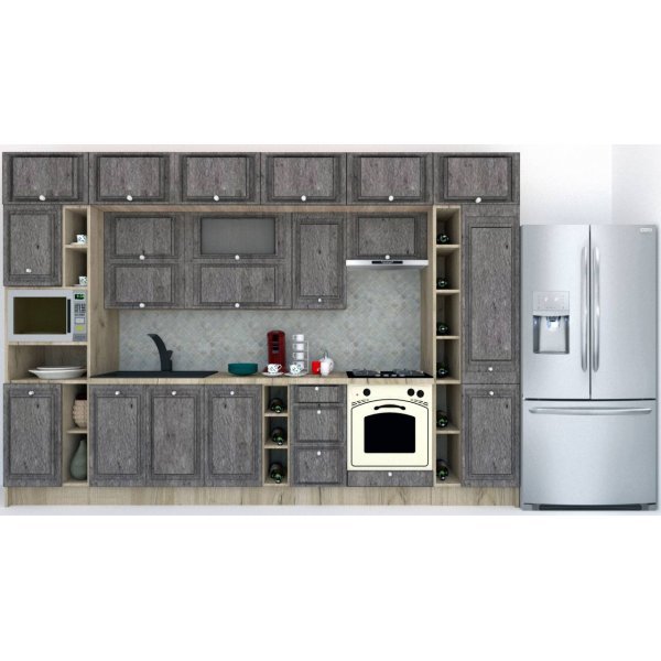 Bucatarie LEEA BEAUTY NEW 360 FRONT MDF CANYON K002 / decor 247