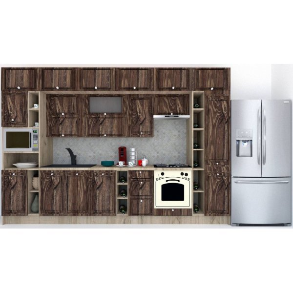 Bucatarie LEEA BEAUTY NEW 360 FRONT MDF CANYON K002 / decor 264