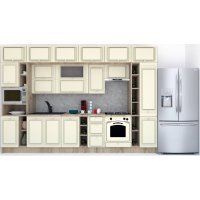 Bucatarie LEEA BEAUTY NEW 360 FRONT MDF STILE K002 / decor 191