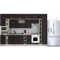 Bucatarie LEEA BEAUTY NEW 360 FRONT MDF OLDER K002 / decor 244
