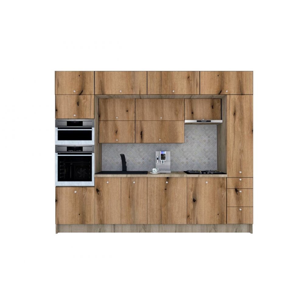 Bucatarie ZONE B 300 FRONT PAL K002 / decor K365