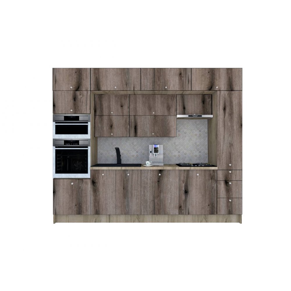 Bucatarie ZONE B 300 FRONT PAL K002 / decor K366