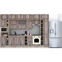 Bucatarie LEEA BEAUTY NEW 360 FRONT MDF ALAMO K002 / decor 213