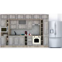 Bucatarie LEEA BEAUTY NEW 360 FRONT MDF ALAMO K002 / decor 246