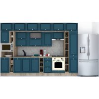 Bucatarie LEEA BEAUTY NEW 360 FRONT MDF PARMA K002 / decor 259 Bucatarie LEEA BEAUTY NEW 360 FRONT MDF PARMA K002 / decor 259