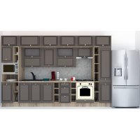 Bucatarie LEEA BEAUTY NEW 380 FRONT MDF FRESCO K002 / decor 218