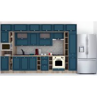 Bucatarie LEEA BEAUTY NEW 380 FRONT MDF FRESCO K002 / decor 259