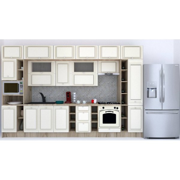 Bucatarie LEEA BEAUTY NEW 380 FRONT MDF OLDER K002 / decor 242