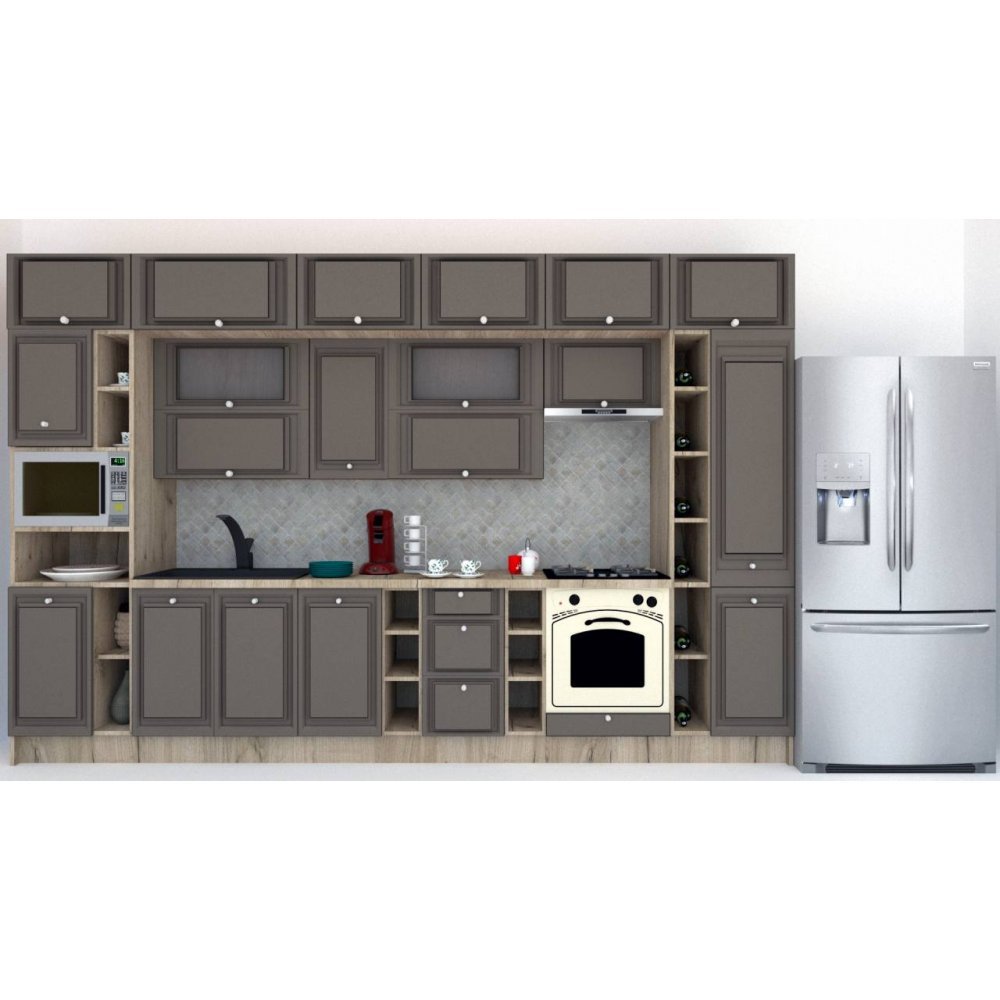 Bucatarie LEEA BEAUTY NEW 380 FRONT MDF PORTAL K002 / decor 218