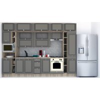 Bucatarie LEEA BEAUTY NEW 340 FRONT MDF SPARX K002 / decor 265