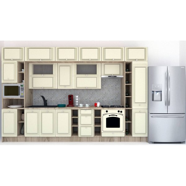 Bucatarie LEEA BEAUTY NEW 380 FRONT MDF ALAMO K002 / decor 191
