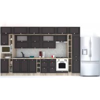 Bucatarie LEEA BEAUTY NEW 400 FRONT MDF ELBA K002 / decor 225
