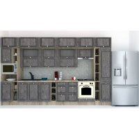 Bucatarie LEEA BEAUTY NEW 400 FRONT MDF ELBA K002 / decor 247