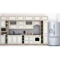 Bucatarie LEEA BEAUTY NEW 400 FRONT MDF EKRAN K002 / decor 102