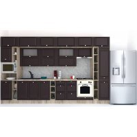 Bucatarie LEEA BEAUTY NEW 400 FRONT MDF EKRAN K002 / decor 176