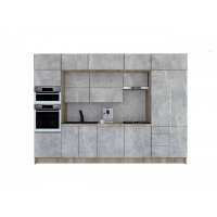 Bucatarie ZONE B 340 FRONT PAL K002 / decor 4298