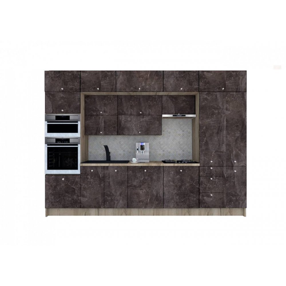 Bucatarie ZONE B 340 FRONT PAL K002 / decor 4299