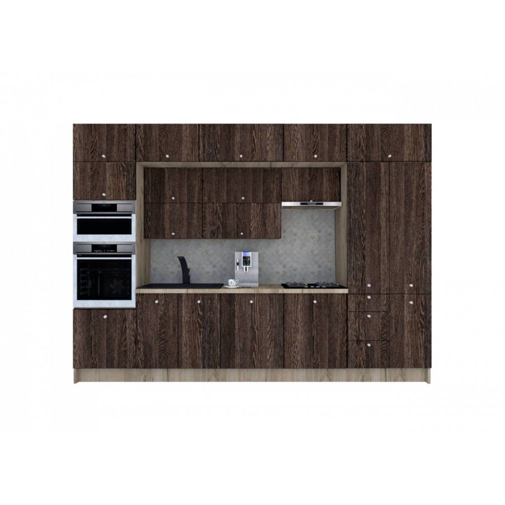 Bucatarie ZONE B 340 FRONT PAL K002 / decor 7648