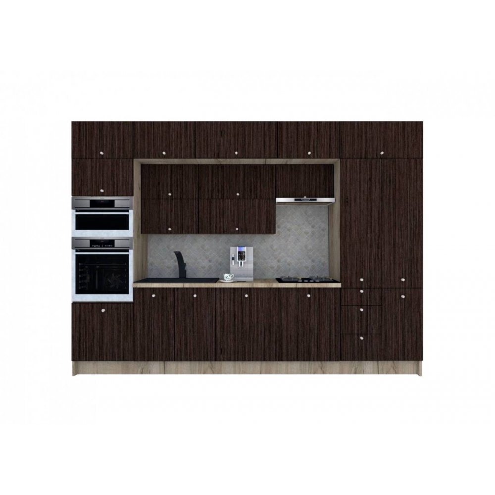 Bucatarie ZONE B 340 FRONT PAL K002 / decor 8548