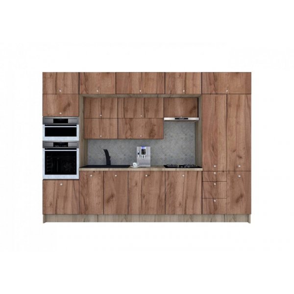 Bucatarie ZONE B 340 FRONT PAL K002 / decor K004
