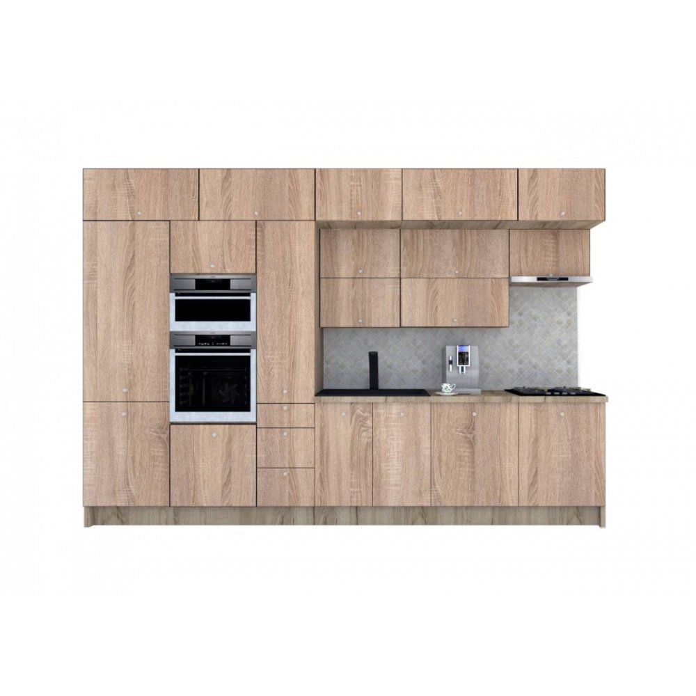 Bucatarie ZONE B 360 FRONT PAL K002 / decor  3025