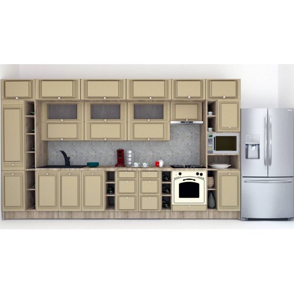 Bucatarie LEEA BEAUTY NEW 420 FRONT MDF CANYON K002 / decor 243