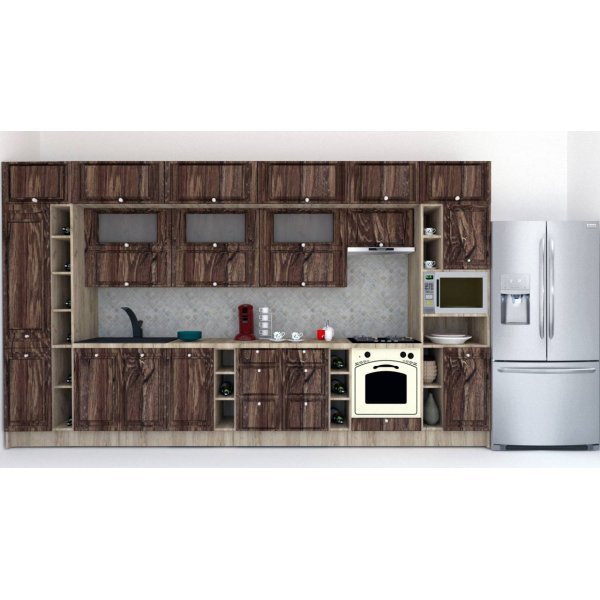 Bucatarie LEEA BEAUTY NEW 420 FRONT MDF SPARX K002 / decor 264