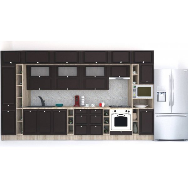 Bucatarie LEEA BEAUTY NEW 420 FRONT MDF FRESCO K002 / decor 244