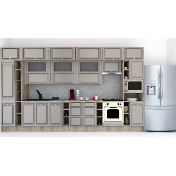 Bucatarie LEEA BEAUTY NEW 420 FRONT MDF PARMA K002 / decor 210