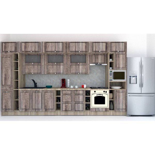 Bucatarie LEEA BEAUTY NEW 420 FRONT MDF PARMA K002 / decor 213