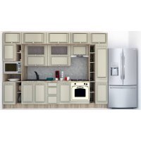 Bucatarie LEEA BEAUTY NEW 340 FRONT MDF ROSA K002 / decor 161