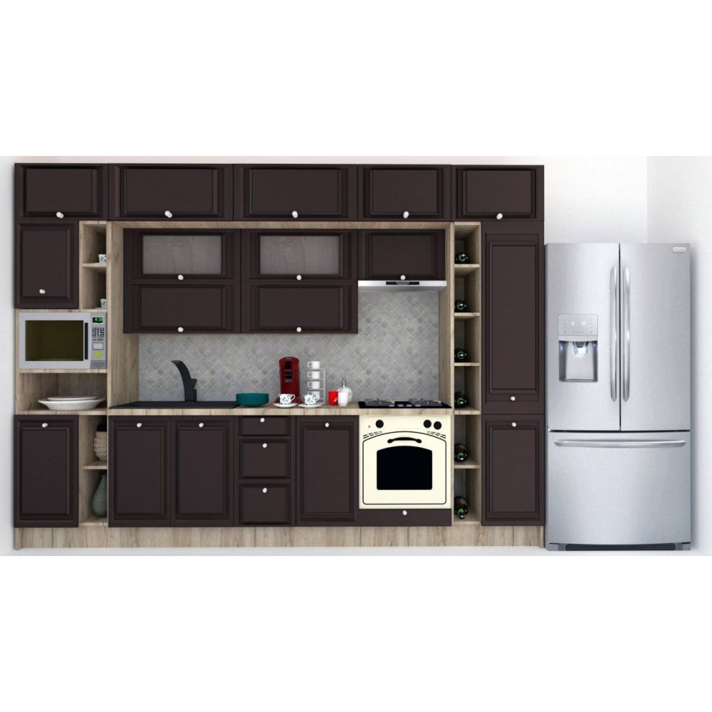 Bucatarie LEEA BEAUTY NEW 340 FRONT MDF ROSA K002 / decor 176