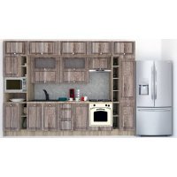 Bucatarie LEEA BEAUTY NEW 340 FRONT MDF ROSA K002 / decor 213