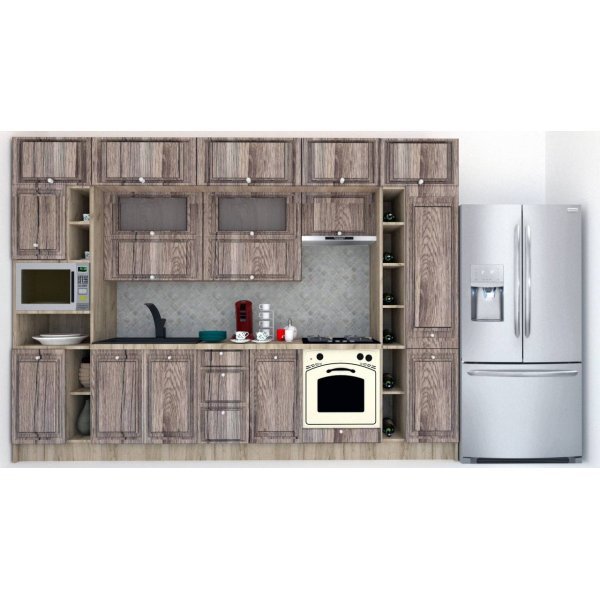 Bucatarie LEEA BEAUTY NEW 340 FRONT MDF ROSA K002 / decor 213