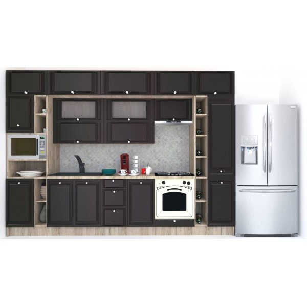 Bucatarie LEEA BEAUTY NEW 340 FRONT MDF ROSA K002 / decor 225