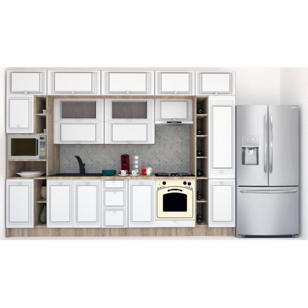 Bucatarie LEEA BEAUTY NEW 340 FRONT MDF ROSA K002 / decor 263