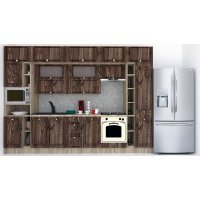 Bucatarie LEEA BEAUTY NEW 340 FRONT MDF ROSA K002 / decor 264
