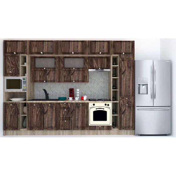 Bucatarie LEEA BEAUTY NEW 340 FRONT MDF ROSA K002 / decor 264