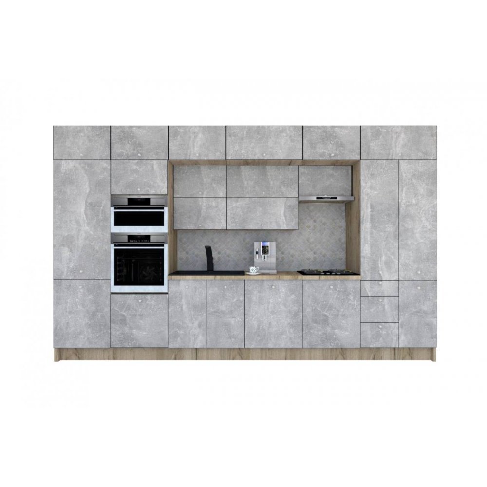 Bucatarie ZONE B 400 FRONT PAL K002 / decor 4298