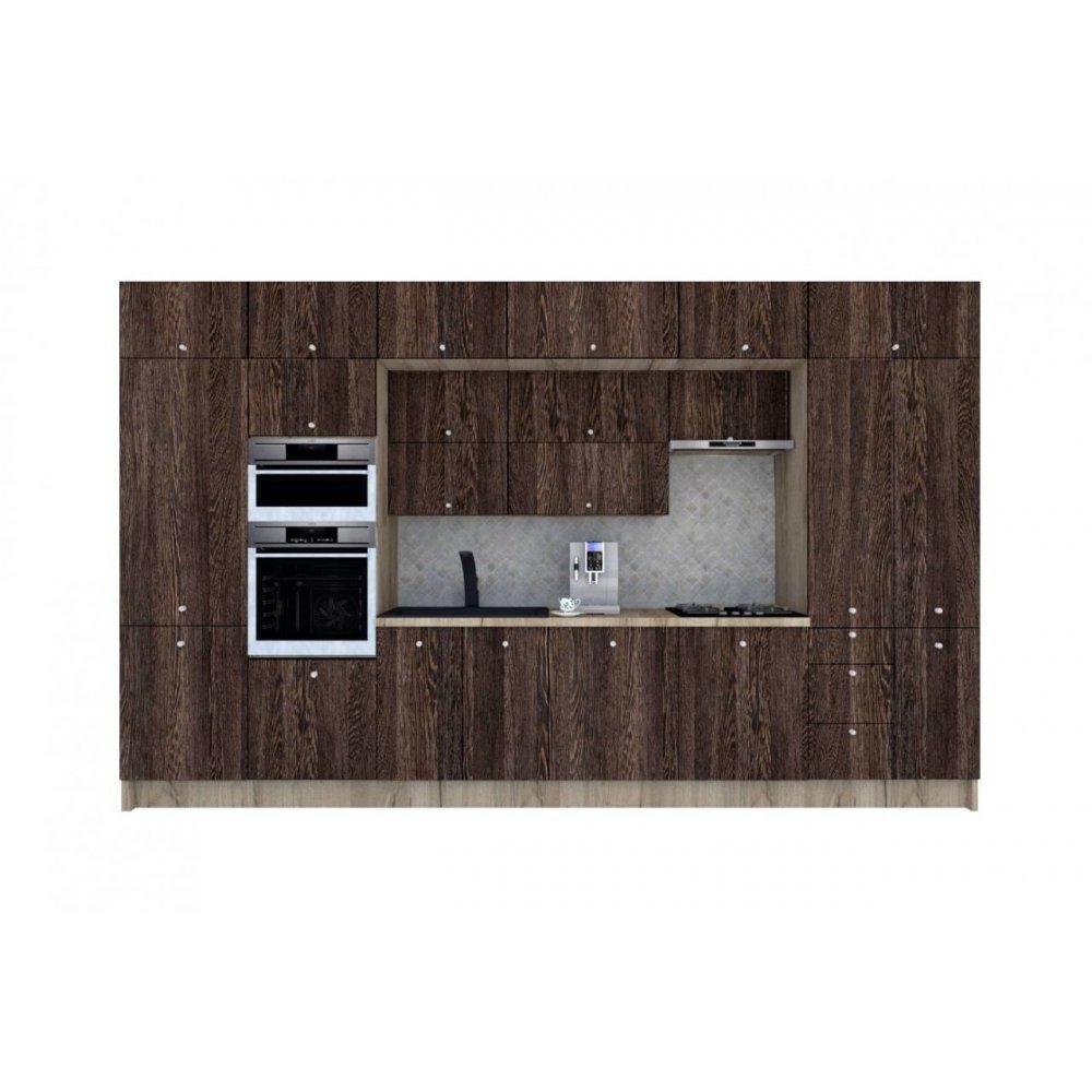 Bucatarie ZONE B 400 FRONT PAL K002 / decor 7648