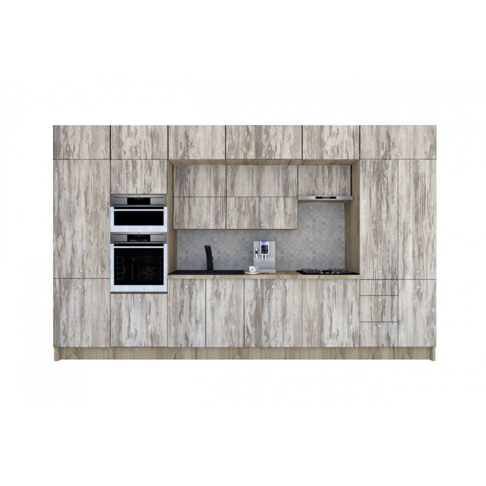 Bucatarie ZONE B 400 FRONT PAL K002 / decor K084