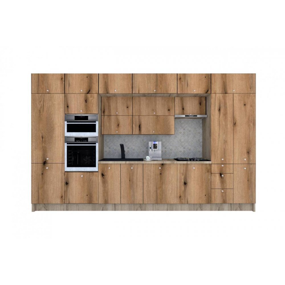 Bucatarie ZONE B 400 FRONT PAL K002 / decor K365