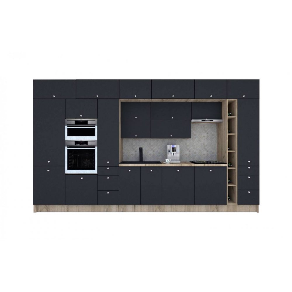 Bucatarie ZONE B 420 FRONT PAL K002 / decor 0164