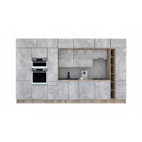 Bucatarie ZONE B 420 FRONT PAL K002 / decor 4298