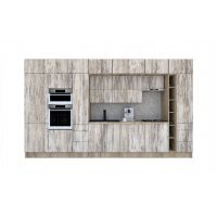 Bucatarie ZONE B 420 FRONT PAL K002 / decor K084