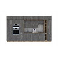 Bucatarie ZONE B 420 FRONT PAL K002 / decor K352