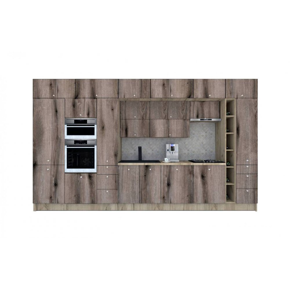 Bucatarie ZONE B 420 FRONT PAL K002 / decor K366